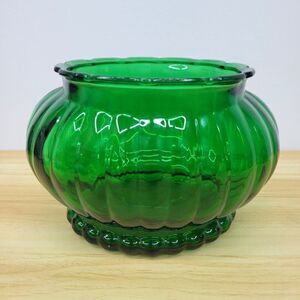 Vintage Green Pressed Glass Bowl – AL R Co. Marked